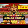 HUGE WIN SESSION! Dollar Storm Emperor’s Treasure Slot – LUCKY STREAK CONTINUES!