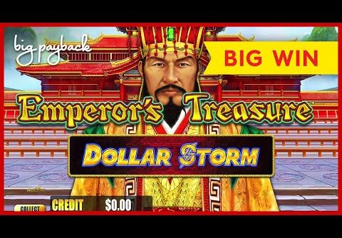 HUGE WIN SESSION! Dollar Storm Emperor’s Treasure Slot – LUCKY STREAK CONTINUES!