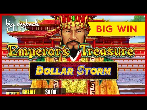 HUGE WIN SESSION! Dollar Storm Emperor’s Treasure Slot – LUCKY STREAK CONTINUES!