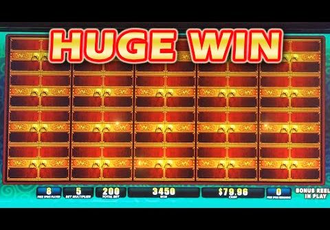 HUGE FULL SCREEN WIN!!! ~ Dragons Legend Slot Machine Bonus Winning Fortune Progressives