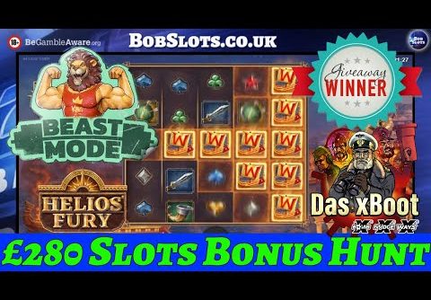 *BIG WIN?* SLOTS BONUS HUNT & APRIL GIVEAWAY WINNERS – HELIOUS FURY, SWORD OF KHANS & MORE