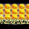 A FULL SCREEN of Hats! NEW Huff n’ More Puff slot 2nd Attempt! 1st Spin Bonus and Back-to-Back Bonus