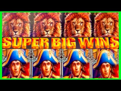 **SUPER BIG WINS!** King of Africa & Napoleon and Josephine Slot Machine Bonus Wins