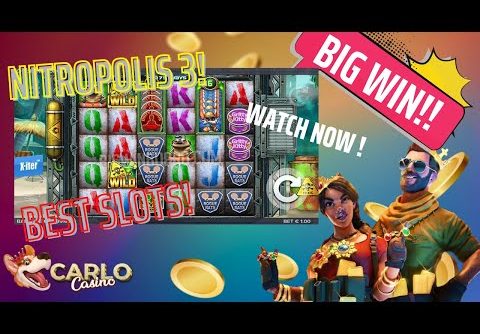 BIG WIN NITROPOLIS 3 | ONLINE #SLOT | EXCLUSIVE | EPIC WIN | BONUS SLOT!