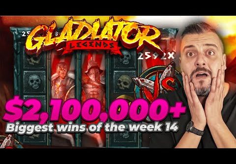 BIGGEST WINS OF THE WEEK 14!! INSANE SLOT WINS!