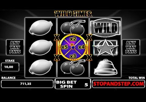 Wild Times £20 Mega Spins – New Slot Machine Gameplay