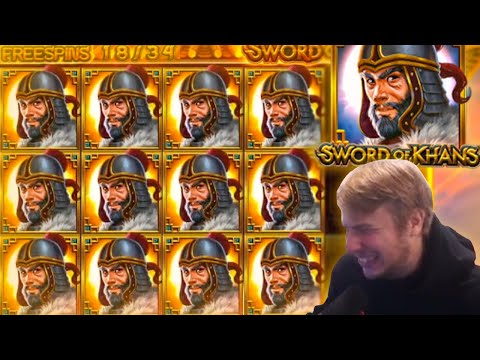 CRAZY SWORD OF KHANS SLOT BONUS WIN!