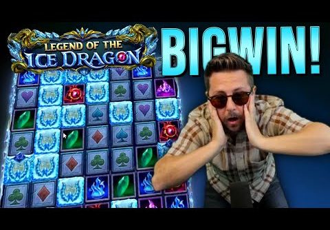 BIG WIN on Legend Of The Ice Dragon Slot!
