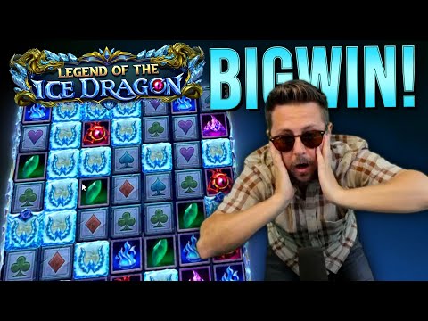 BIG WIN on Legend Of The Ice Dragon Slot!