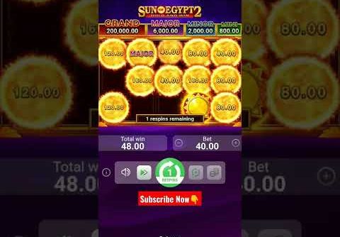 Jackpot Win in Sun Of Egypt 2 Slot, live slot play at casino 🤑Big Win