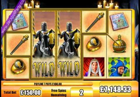 £17,935 SUPER BIG WIN (120X STAKE) BLACK KNIGHT™ BIG WIN SLOTS AT JACKPOT PARTY