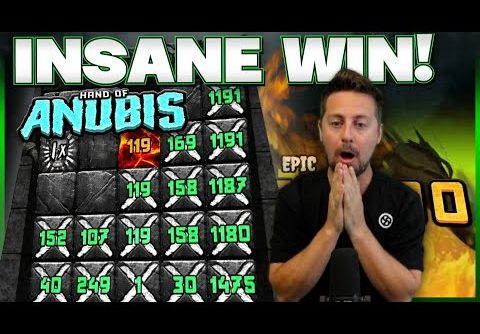 INSANE BIG WIN ON HAND OF ANUBIS! (New Slot)