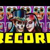 RECORD WIN 🔥 MUERTO EN MICTLÁN 🎃 SLOT ULTRA BIG WIN 😱 NO WAY MAX BET FULL SCREEN WILDS MUST SEE‼️