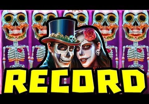 RECORD WIN 🔥 MUERTO EN MICTLÁN 🎃 SLOT ULTRA BIG WIN 😱 NO WAY MAX BET FULL SCREEN WILDS MUST SEE‼️