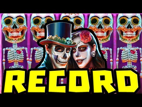 RECORD WIN 🔥 MUERTO EN MICTLÁN 🎃 SLOT ULTRA BIG WIN 😱 NO WAY MAX BET FULL SCREEN WILDS MUST SEE‼️