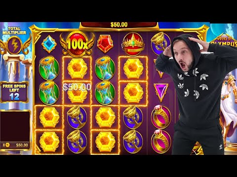 GATES OF OLYMPUS 100X and 12 SPINS LEFT HUGE WIN MY RECORD