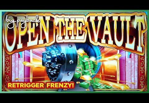 RETRIGGER FRENZY! Open The Vault Slot – BIG WIN SESSION!