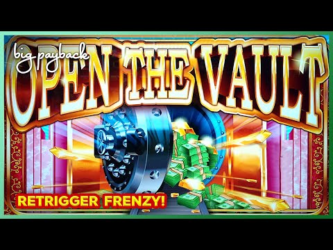 RETRIGGER FRENZY! Open The Vault Slot – BIG WIN SESSION!