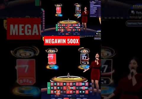 Mega Roulette TRIK – Live Casino – Pragmatic Play MEGA WIN 500 #shorts #shortsvideo