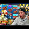 MAX LEVEL On Christmas Big Bass Bonanza Slot! (Big Win)