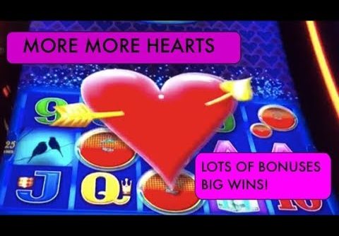 HUGE WINS!! More More Hearts Slot Machine