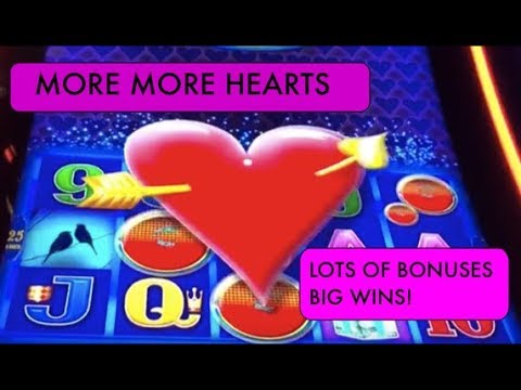 HUGE WINS!! More More Hearts Slot Machine