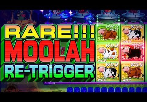 RARE!!! MOOLAH RE-TRIGGER IN BONUS!!! 260+ GAMES BIG WIN BONUS – NEW INVADERS SLOTS