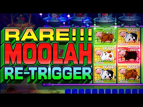 RARE!!! MOOLAH RE-TRIGGER IN BONUS!!! 260+ GAMES BIG WIN BONUS – NEW INVADERS SLOTS