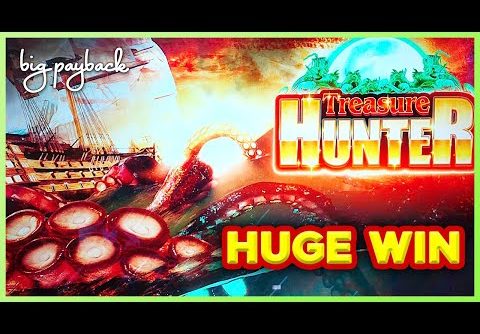 HOT NEW GAME! Treasure Hunter Slot – HUGE WIN BONUS!