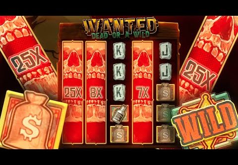 My BIGGEST WIN EVER on Wanted Dead Or A Wild SLOT!