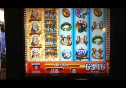 ZEUS II Penny Video Slot Machine with BONUS and BIG “BIG WINS” Las Vegas Casino