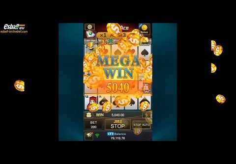 JILI Game Super Ace Slot Machine Three Times Big Win Total 120.9X