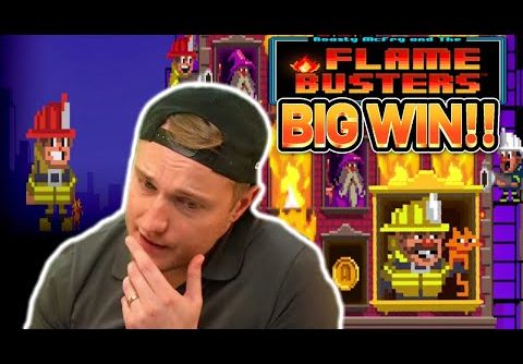 HUGE WIN! FLAME BUSTERS BIG WIN – €5 BONUS ON CASINO SLOT FROM CASINODADDY