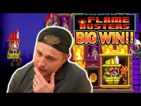 HUGE WIN! FLAME BUSTERS BIG WIN – €5 BONUS ON CASINO SLOT FROM CASINODADDY