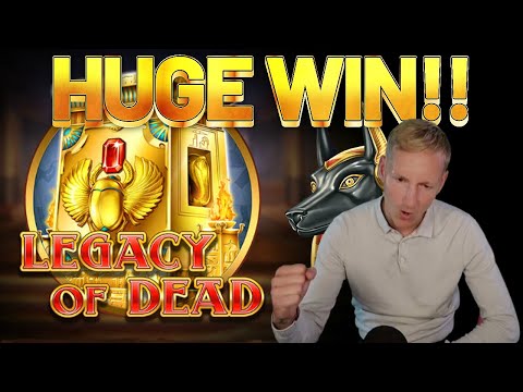 HUGE WIN!! LEGACY OF DEAD BIG WIN –  Casino slot from Casinodaddy LIVE STREAM