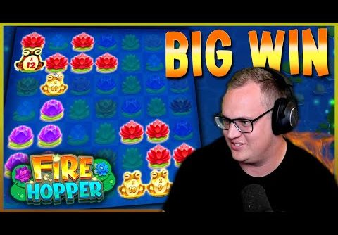 SUPER BIG WIN on NEW Fire Hopper Slot!