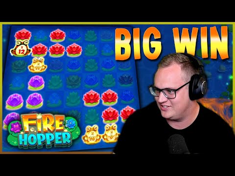 SUPER BIG WIN on NEW Fire Hopper Slot!