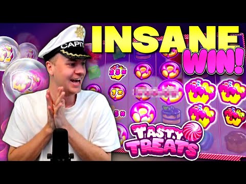 INSANE MEGA BIG WIN ON TASTY TREATS! 😱 (Captain Win)