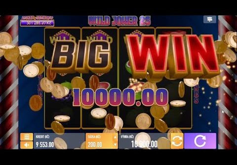 BIG WIN – WILD JOKER 25 / ONLINE AUTOMATY / LIVE WINNING SLOTS / Tech4Bet / BOUCHANÍ BEDEN #42