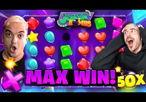 INSANE MAX WIN ON JOKER BOMBS | BIG WIN ONLINE SLOTS