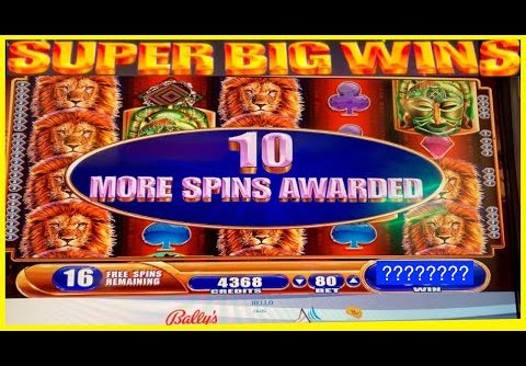 🦁**SUPER BIG WINS**🦁RETRIGGERS! KING OF AFRICA SLOT MACHINE BONUSES