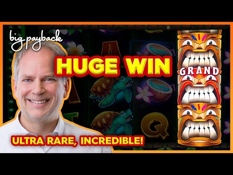 SHOCKING HUGE WIN! Tiki Shores Slot – INCREDIBLE BONUS!