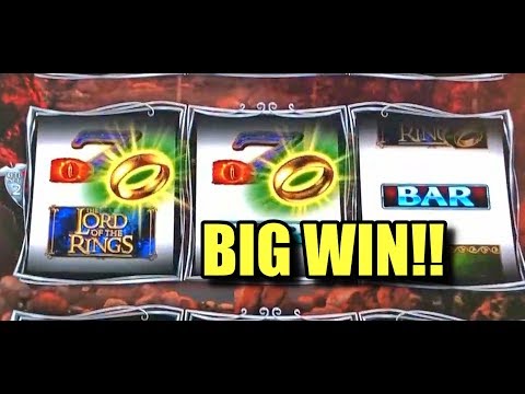 BIG WIN!  Lord of the Rings Mount Doom Spin (all rings collected)