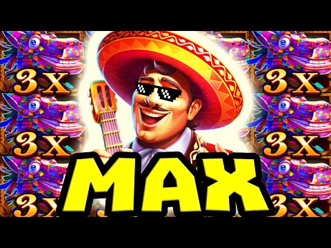 HOT FIESTA 🔥 SLOT MAX BET MEGA BIG WIN BONUS 😱 OMG THIS IS PAYING HUGE‼️