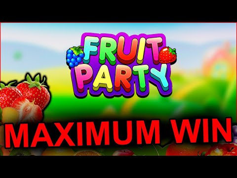 🔥 Record Win – Max Win 🔥Fruit Party Casino Big Win Freespins Bonus Basegame Pragmatic Online Slot