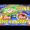 ⚔️ Amazing SUPER FUN Handpay on Conan Slot + BIG WINS! ⚔️
