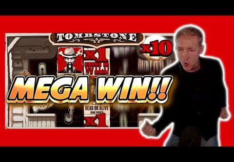 MEGA WIN! TOMBSTONE BIG WIN –  Online Slots from Casinodaddy LIVE STREAM