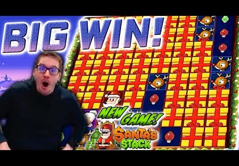 BIG WIN on Santa’s Stack Slot – £10 Bet!