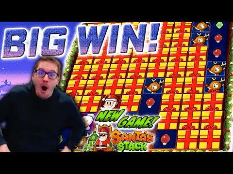 BIG WIN on Santa’s Stack Slot – £10 Bet!