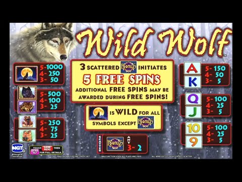 SUPER BIG JACKPOT WINS ON WILD WOLF A REAL SLOT MACHINE JACKPOT